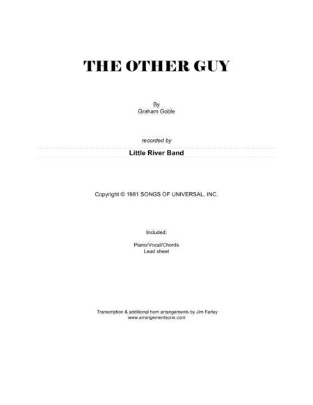 Free Sheet Music The Other Guy