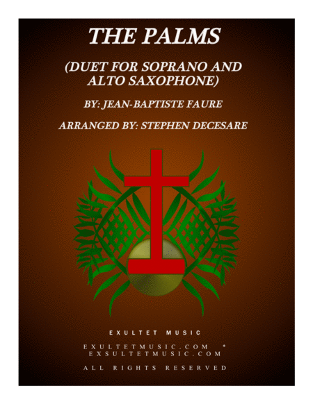 The Palms Duet For Soprano And Alto Saxophone Sheet Music