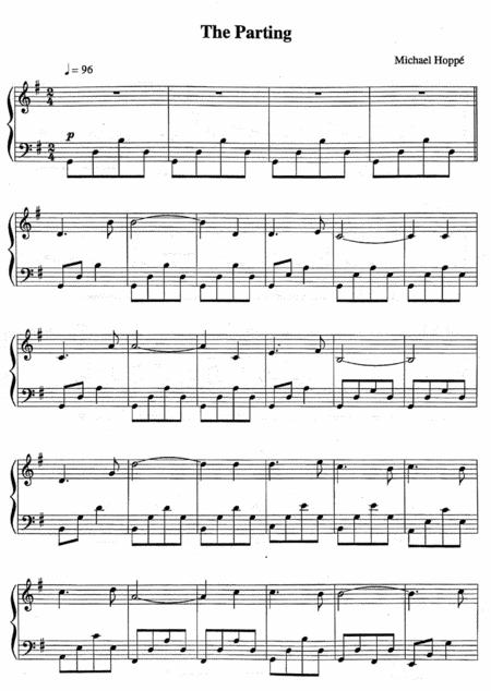 Free Sheet Music The Parting