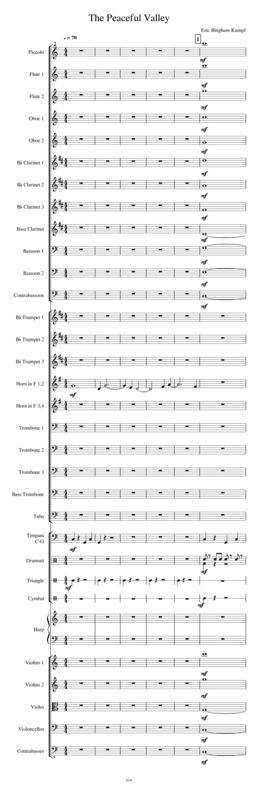 The Peaceful Valley Sheet Music