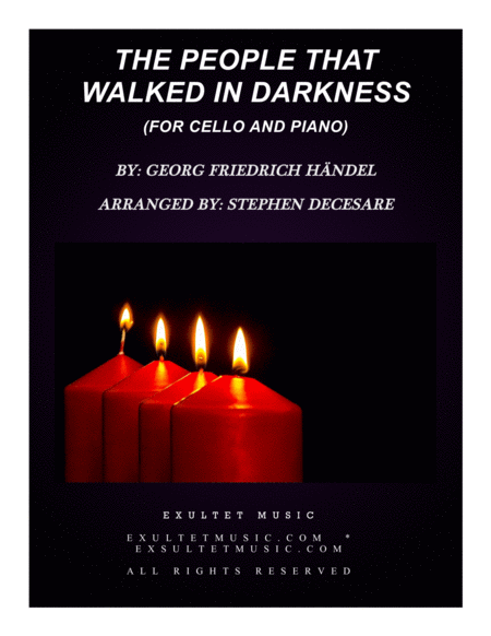 The People That Walked In Darkness For Cello Solo Sheet Music