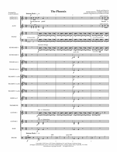 The Phoenix Combo Parts For Ssa Choral Sheet Music