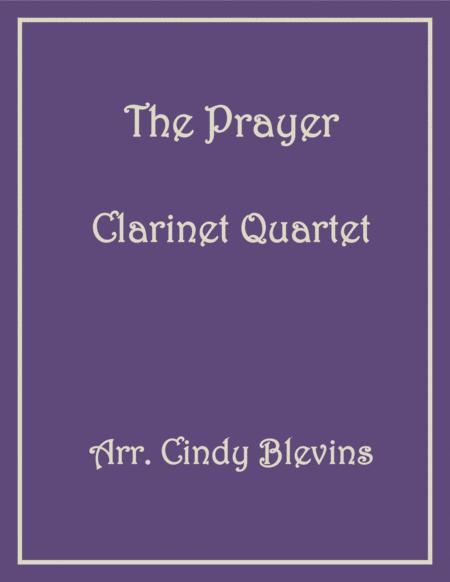 Free Sheet Music The Prayer For Clarinet Quartet