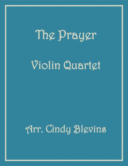 Free Sheet Music The Prayer For Violin Quartet