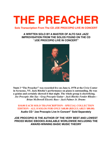 Free Sheet Music The Preacher