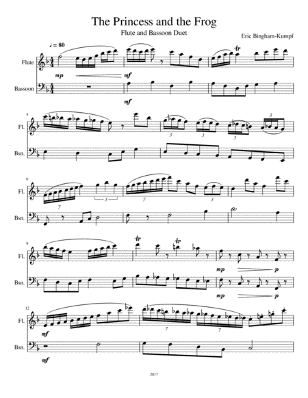 The Princess And The Frog Sheet Music