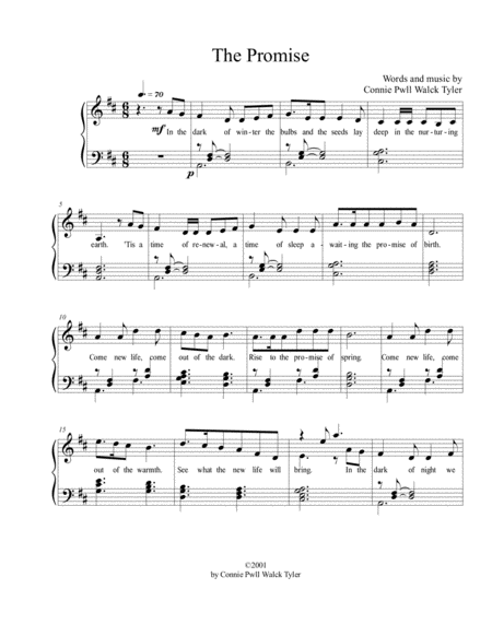 The Promise Sheet Music