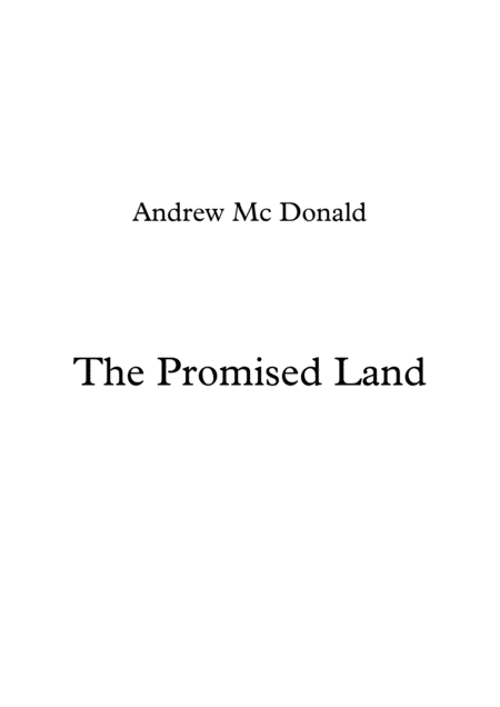 Free Sheet Music The Promised Land