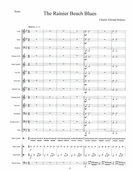 The Rainier Beach Blues Concert Band Set Sheet Music