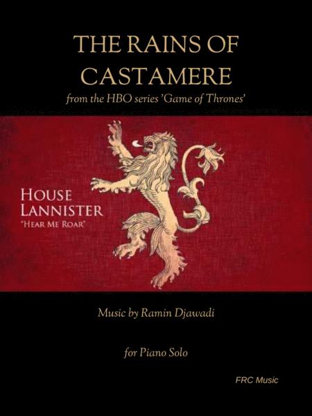 Free Sheet Music The Rains Of Castamere For Piano Solo