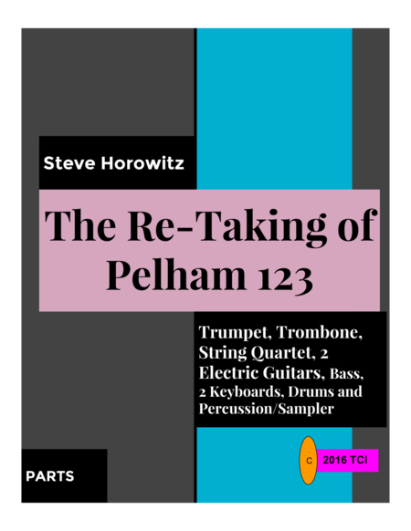 Free Sheet Music The Re Taking Of Pelham 123 Parts
