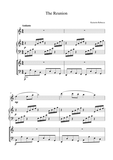 The Reunion Sheet Music