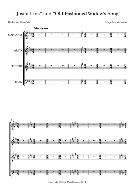 The Ring And Old Fashioned Widows Song Sheet Music