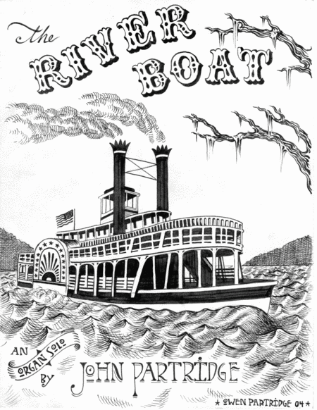 The Riverboat A Ragtime Composition For Organ Sheet Music