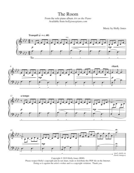 Free Sheet Music The Room