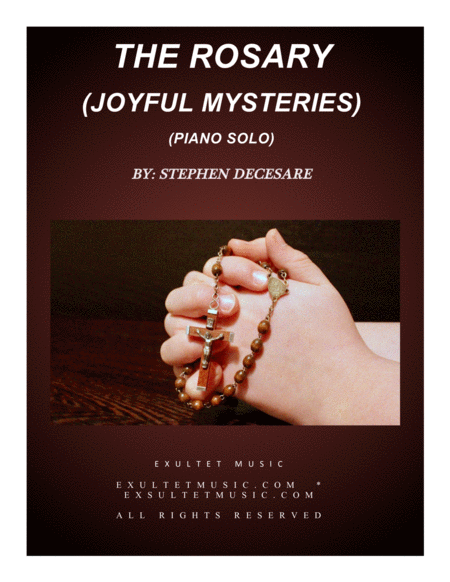 The Rosary Joyful Mysteries Sheet Music