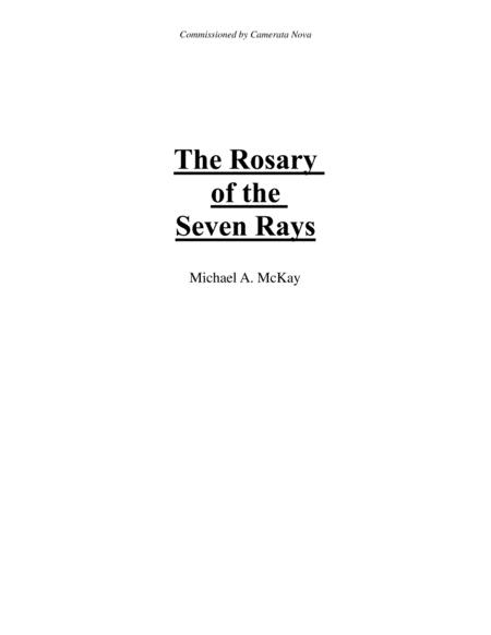 Free Sheet Music The Rosary Of The Seven Rays