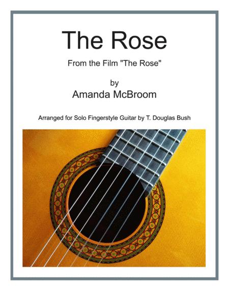 The Rose Arranged For Finger Style Guitar Sheet Music