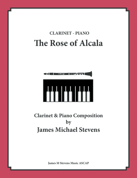 The Rose Of Alcala Clarinet Piano Sheet Music