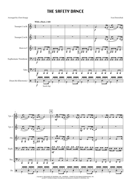 The Safety Dance Sheet Music