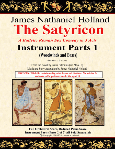 The Satyricon A Balletic Roman Sex Comedy In 3 Acts Individual Parts 1 Woodwinds And Brass Sheet Music