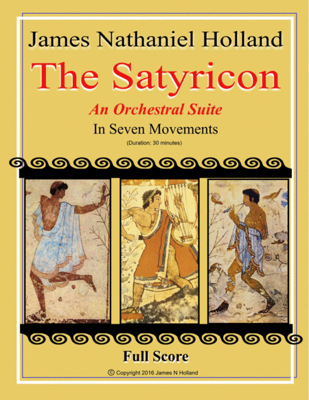 The Satyricon Orchestral Suite In Seven Movements Full Score From The Ballet The Satyricon Sheet Music