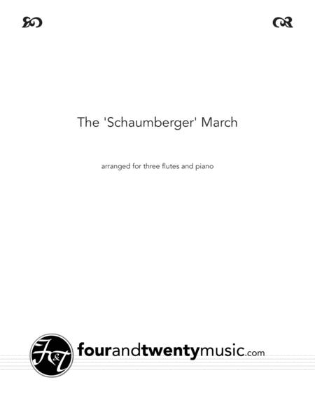 Free Sheet Music The Schaumberger March