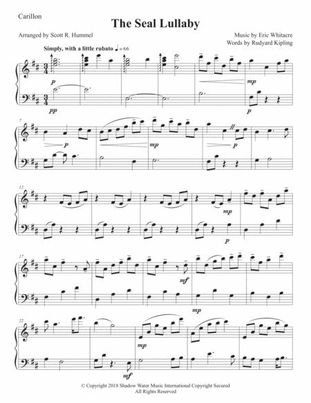 The Seal Lullaby For Carillon Sheet Music