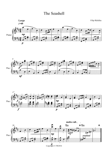 Free Sheet Music The Seashell