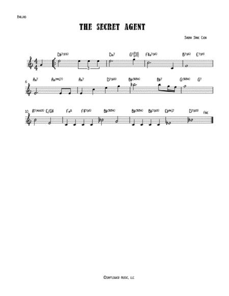 Free Sheet Music The Secret Agent