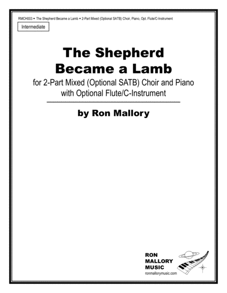 Free Sheet Music The Shepherd Became A Lamb