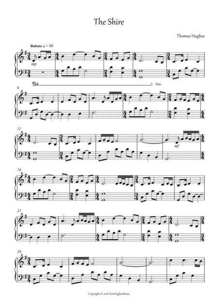 The Shire Sheet Music