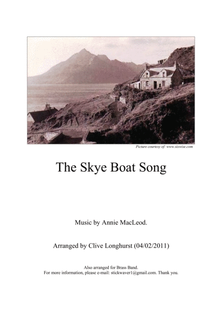 The Skye Boat Song For Concert Band Sheet Music