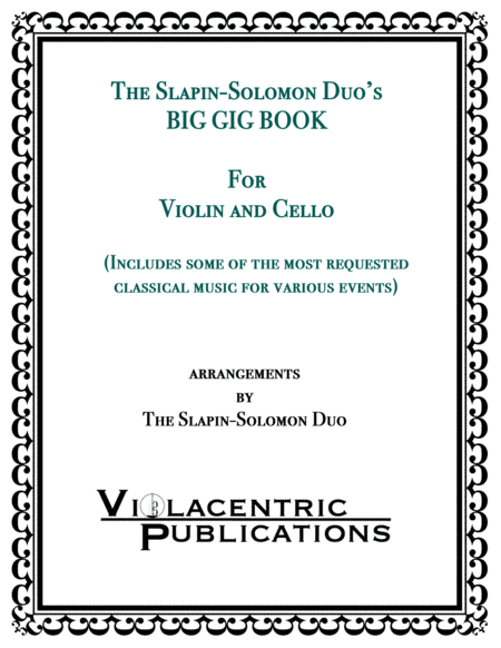 Free Sheet Music The Slapin Solomon Duos Big Gig Book For Violin And Cello