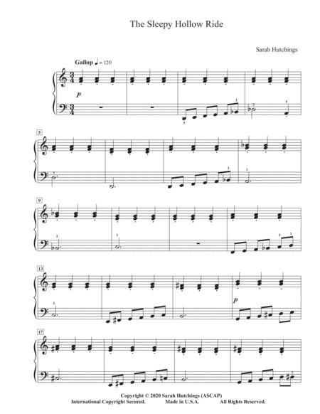 The Sleepy Hollow Ride Sheet Music