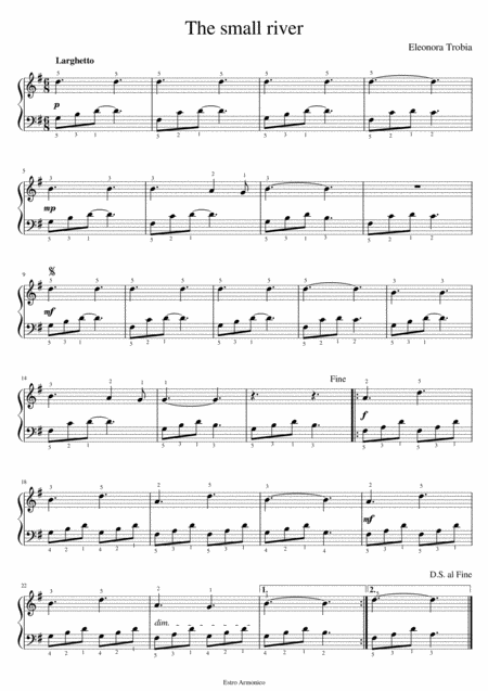 The Small River Sheet Music