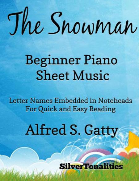 The Snowman Beginner Piano Sheet Music Sheet Music