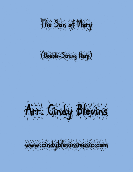 The Son Of Mary Arranged For Double Strung Harp From My Book Winterscape For Double Strung Harp Sheet Music