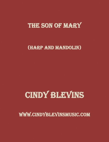 The Son Of Mary Arranged For Harp And Mandolin From My Book Harp And Mandolin Do Christmas Sheet Music