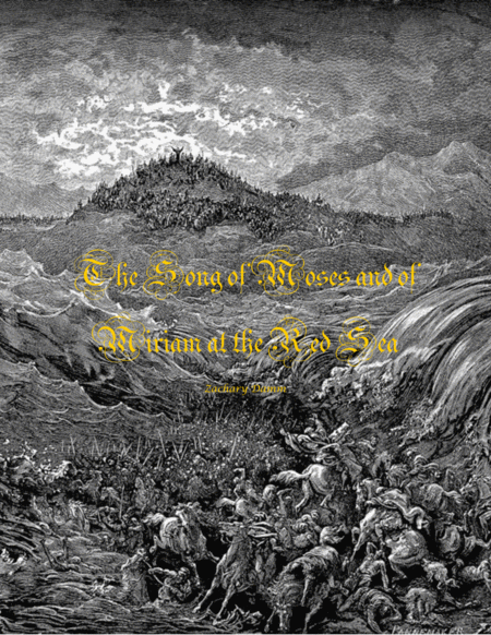 The Song Of Moses And Of Miriam At The Red Sea Conductors Score Sheet Music