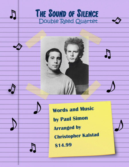 The Sound Of Silence Double Reed Quartet Sheet Music