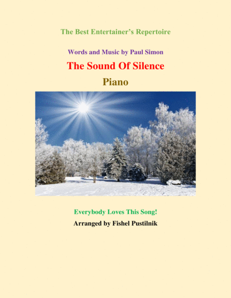 The Sound Of Silence For Piano Sheet Music