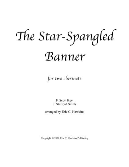 The Star Spangled Banner Clarinet Duet Sheet Music