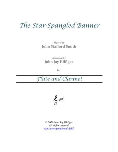 The Star Spangled Banner For Flute And Clarinet Sheet Music