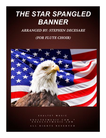 Free Sheet Music The Star Spangled Banner For Flute Choir