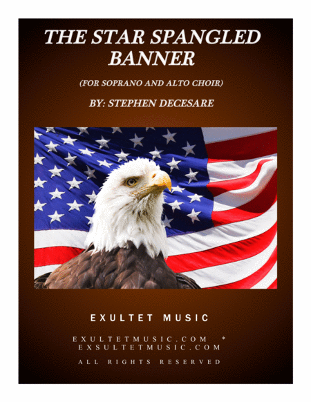 Free Sheet Music The Star Spangled Banner For Two Part Womens Choir