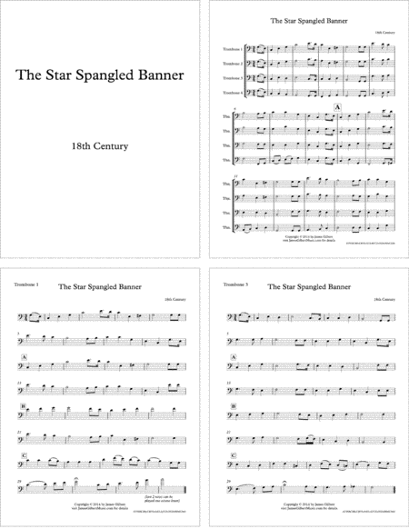 The Star Spangled Banner National Anthem Br12 Sheet Music