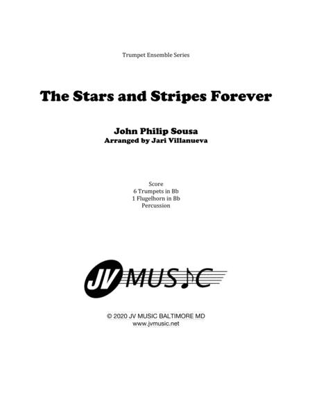 The Stars And Stripes Forever For Trumpet Ensemble With Drums Sheet Music