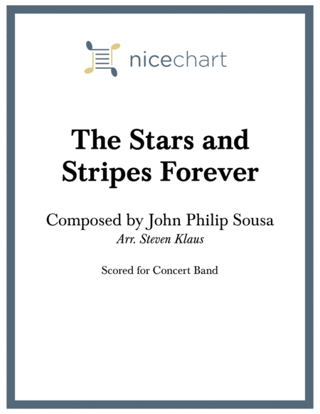 The Stars And Stripes Forever Score Parts Sheet Music