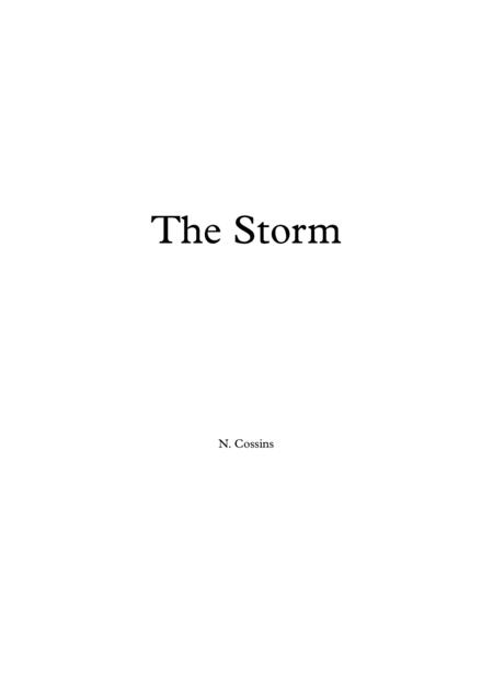 The Storm N Cossins Original Piano Composition Sheet Music